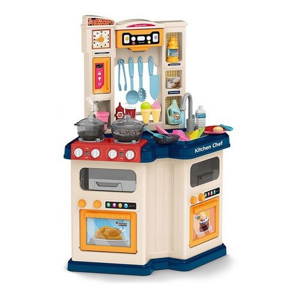 Продукт OCIE Little Chef - Кухня с пара и течаща вода синя 67ч.  - 0 - BG Hlapeta